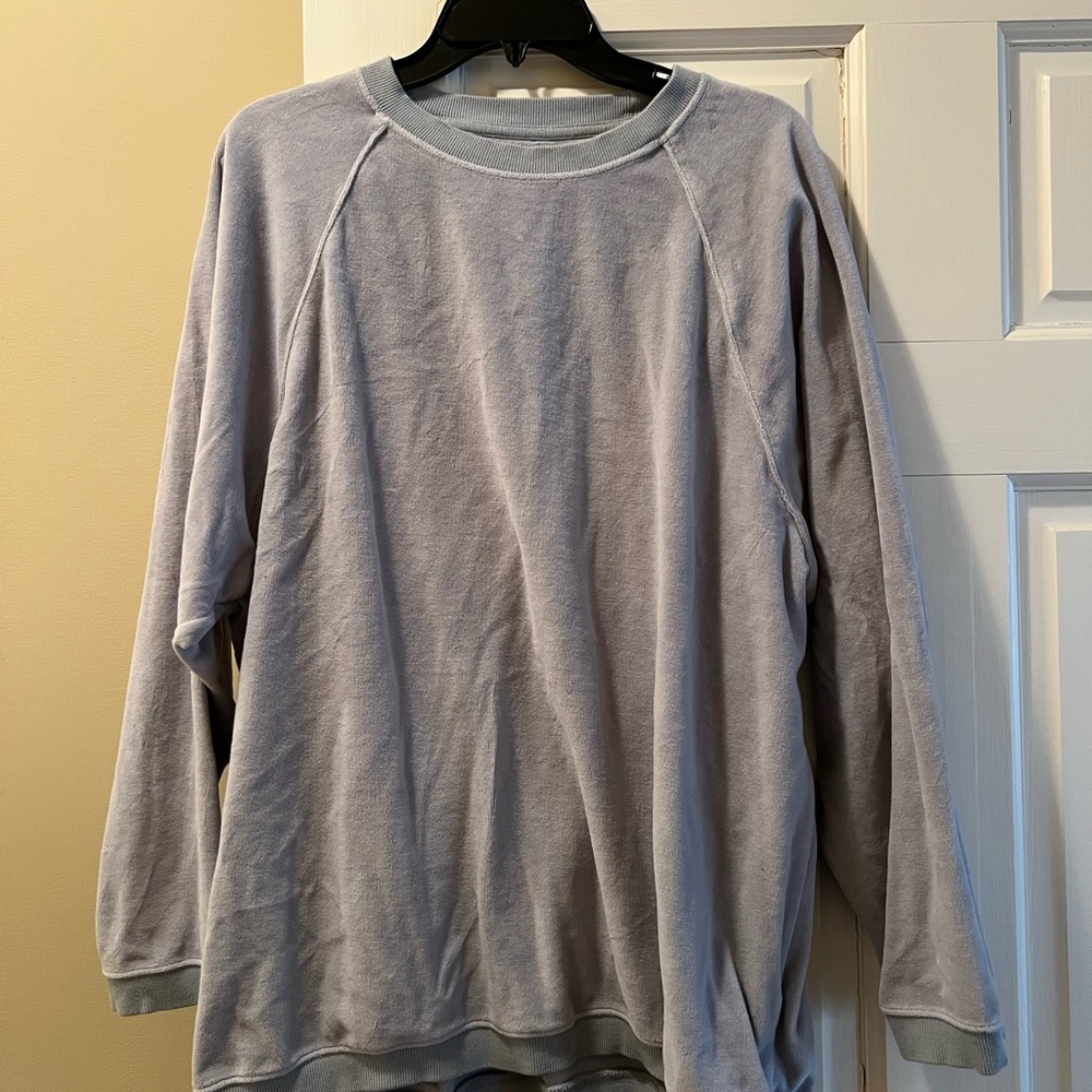 Aerie Grayish Blue Sweatshirt